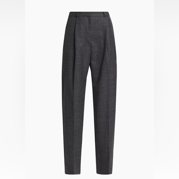 TOTEME Pleated wool-blend straight pants size 32 - Picture 1 of 15